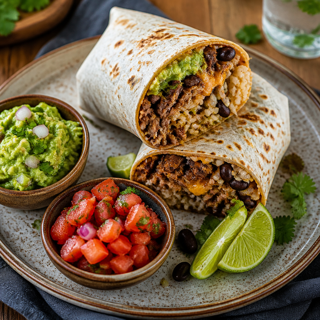 Burrito mexicano de ternera