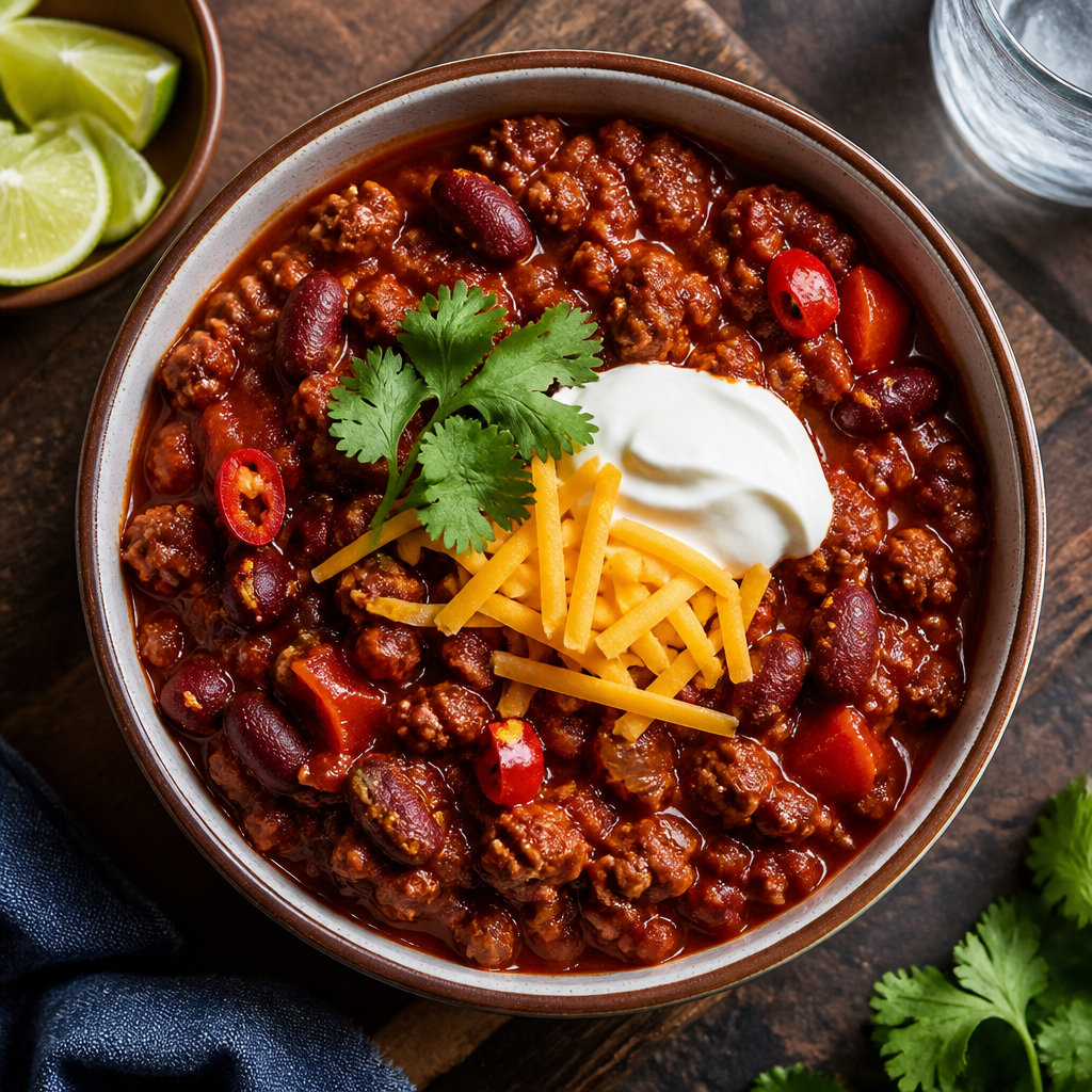 Chili con carne picante