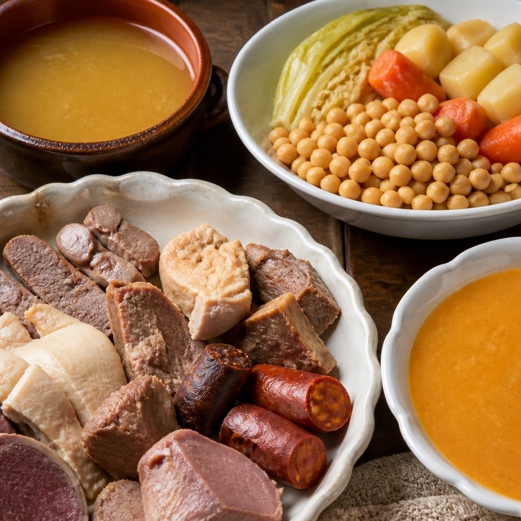 Cocido madrileño completo